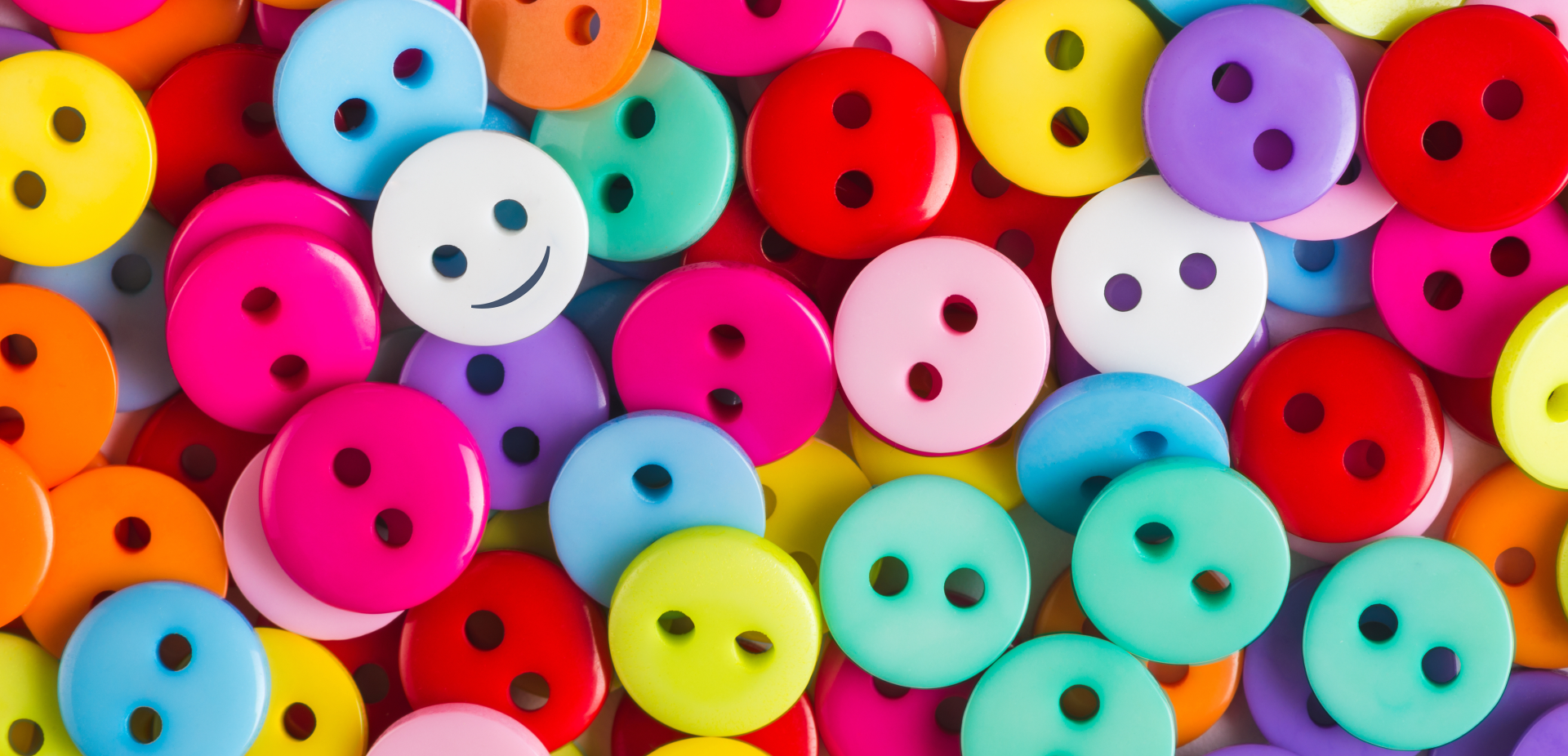 multiple coloured buttons